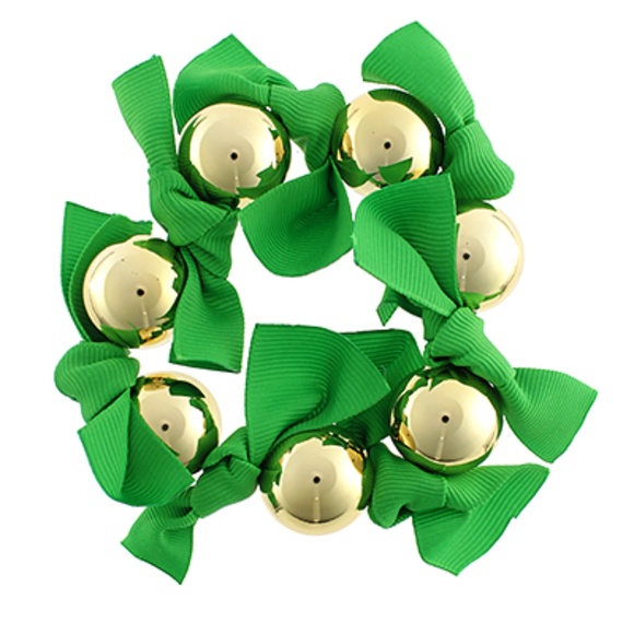 Fabic Bow & CCB Ball Bracelet - Picture 3 of 4